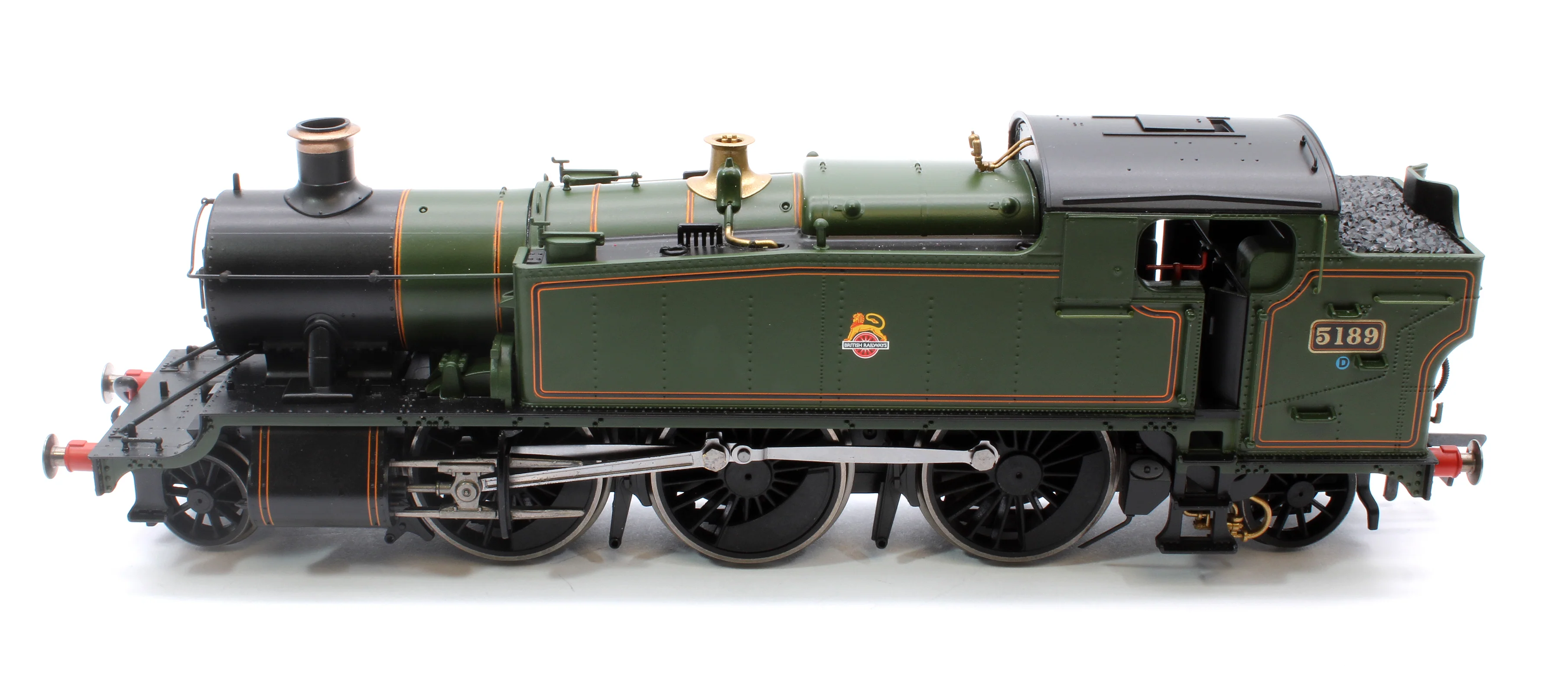 R3851 51XX Class 'Large Prairie', 2-6-2T 5189 BR Green Early Emblem Steam Locomotive - Image 9
