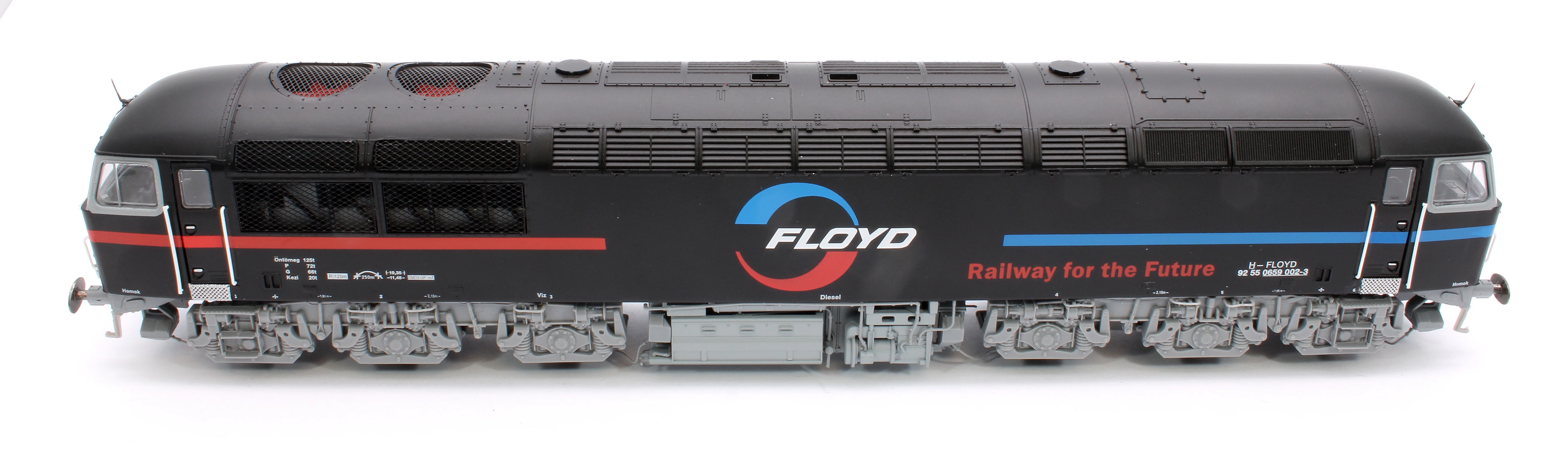 R3888 Floyd Zrt. Class 56 Co-Co 659 002 (ex-56115) Diesel Locomotive - Image 10