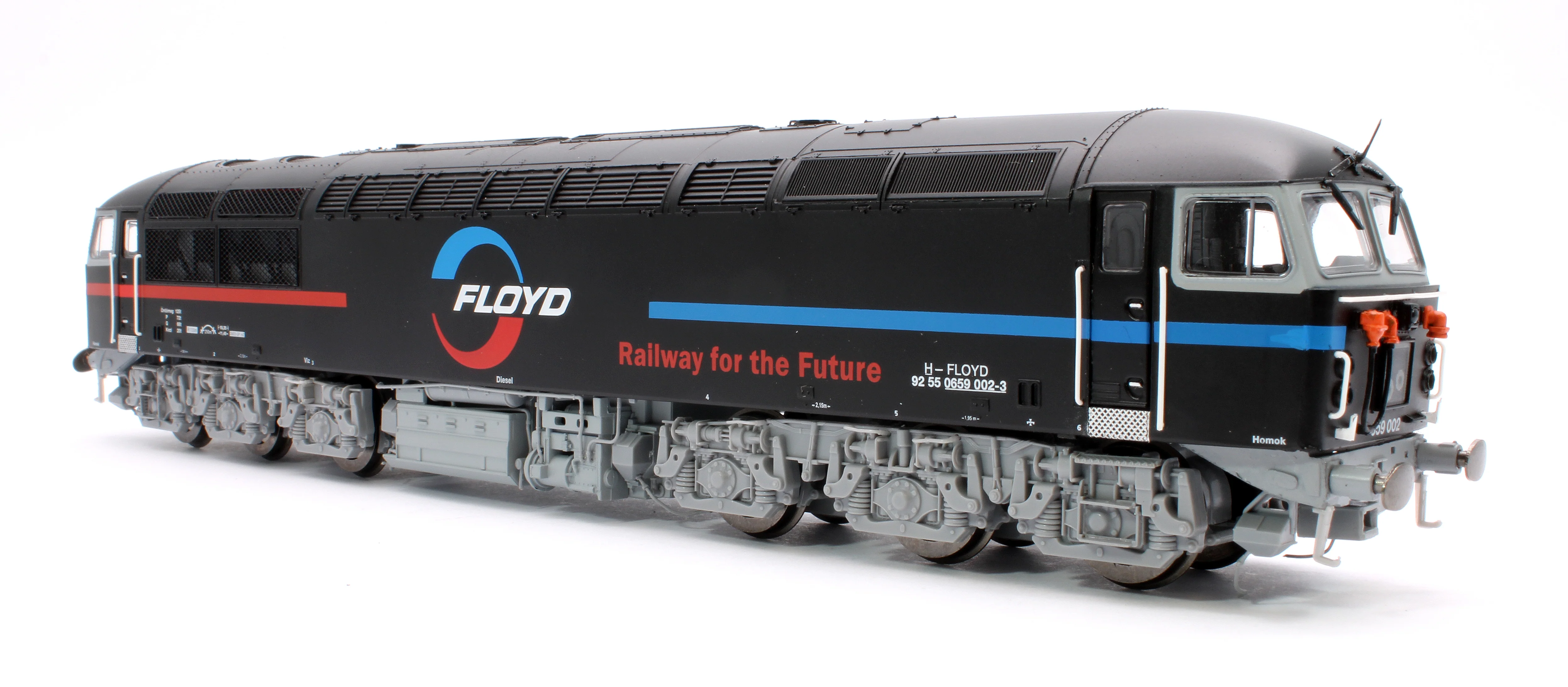 R3888 Floyd Zrt. Class 56 Co-Co 659 002 (ex-56115) Diesel Locomotive - Image 4