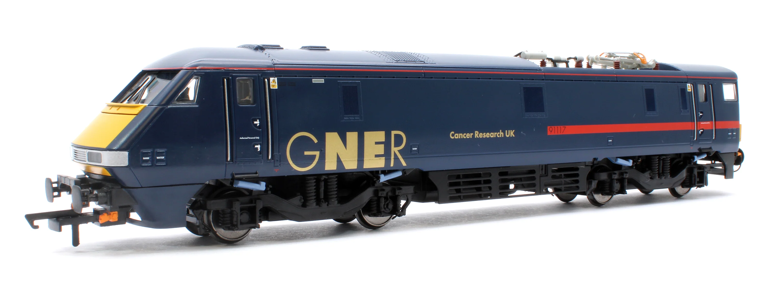 R3893 Class 91 91117 Bo-Bo "Cancer Research UK" GNER - Electric Locomotive