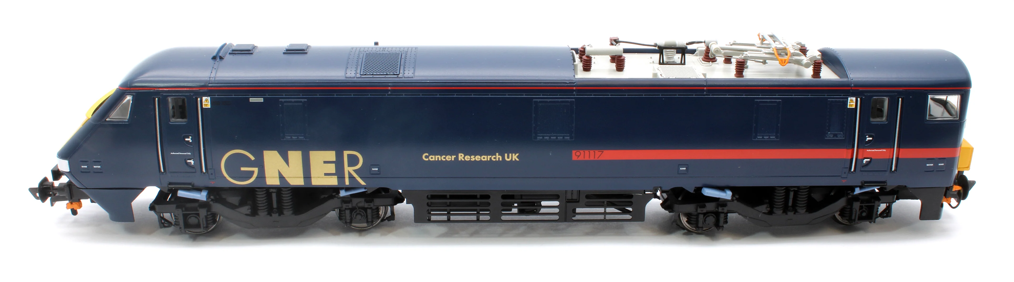 R3893 Class 91 91117 Bo-Bo "Cancer Research UK" GNER - Electric Locomotive - Image 10