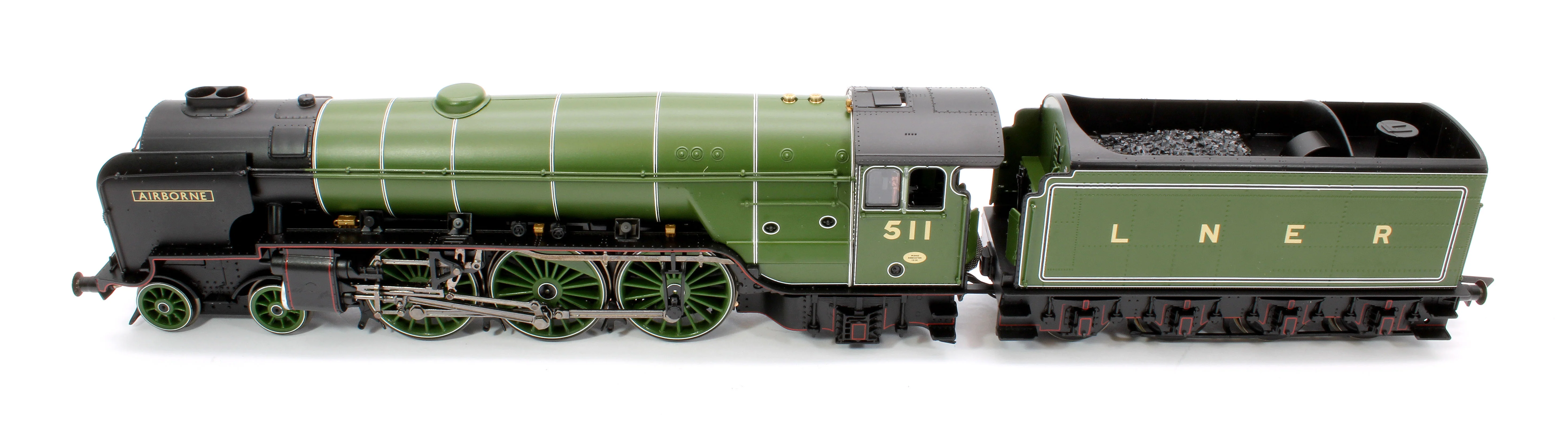 R3974 LNER Thompson Class A2/3 4-6-2 LNER Apple Green 'Airborne' 511 Steam Locomotive - Image 12