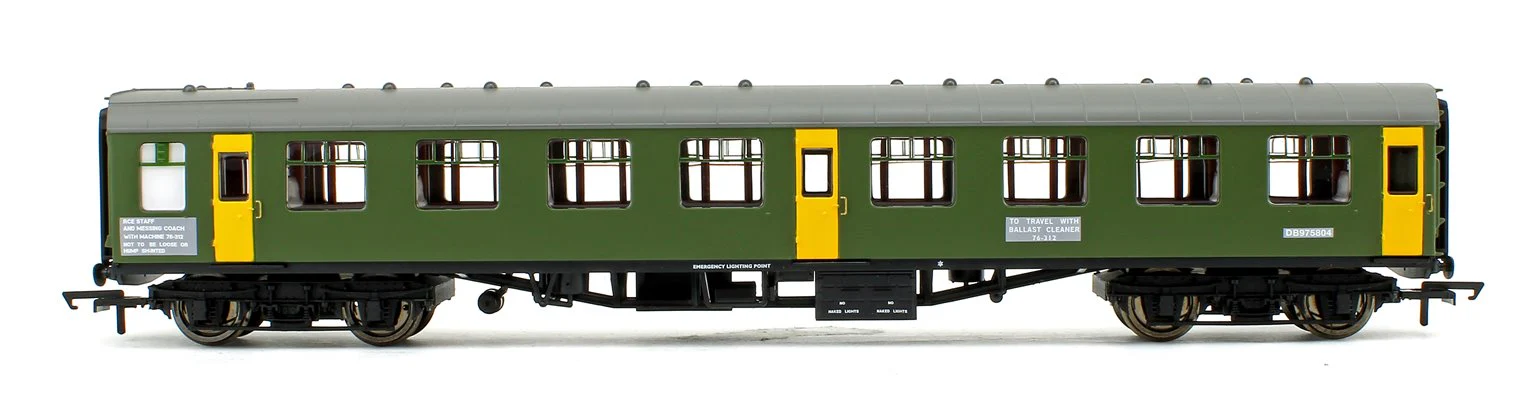 R40008 BR Departmental, ex-Mk1 SK Ballast Cleaner Train Staff Coach, DB 975804 - Image 3