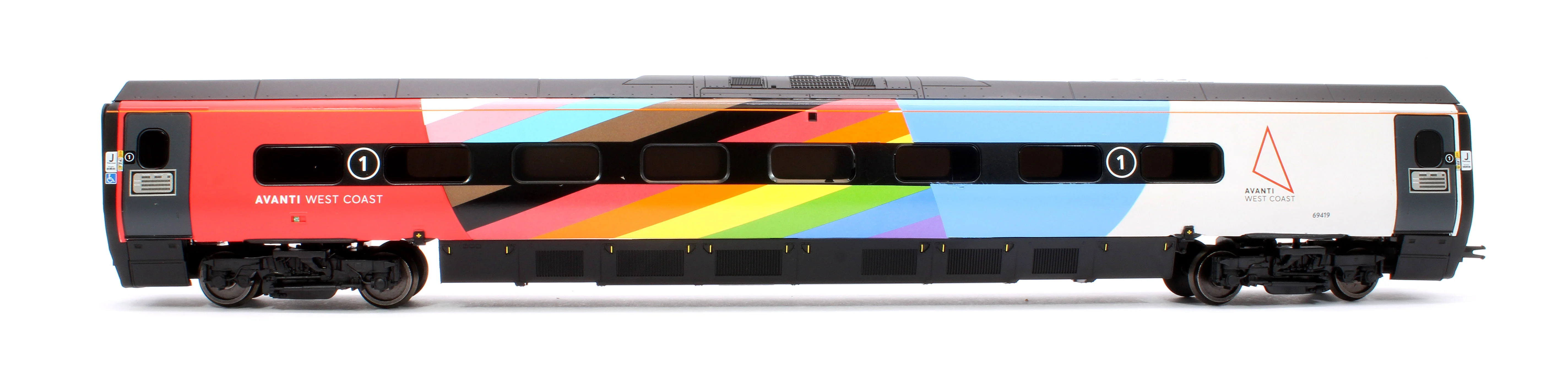 R40198 Pendolino Motor First (MF) Avanti West Coast Pride Livery 69419 - Image 2