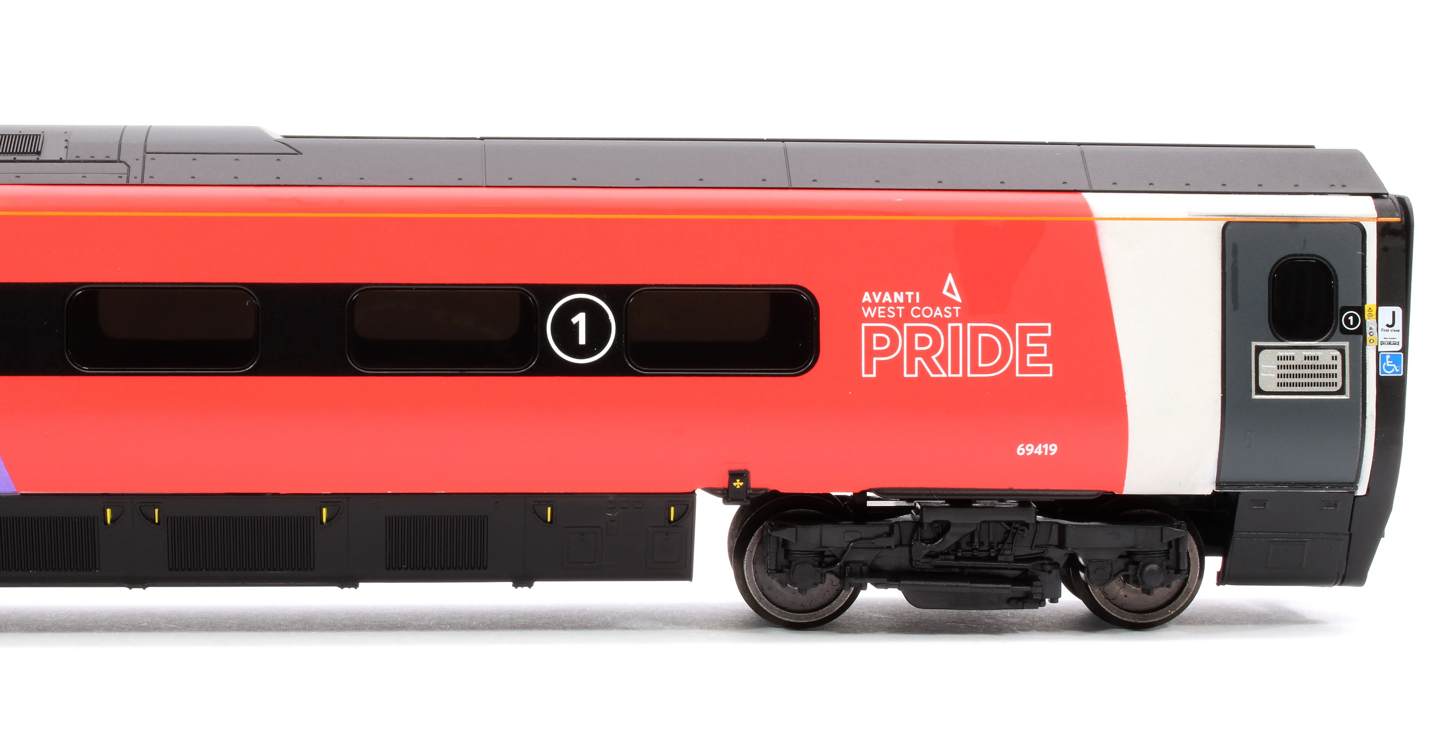 R40198 Pendolino Motor First (MF) Avanti West Coast Pride Livery 69419 - Image 4