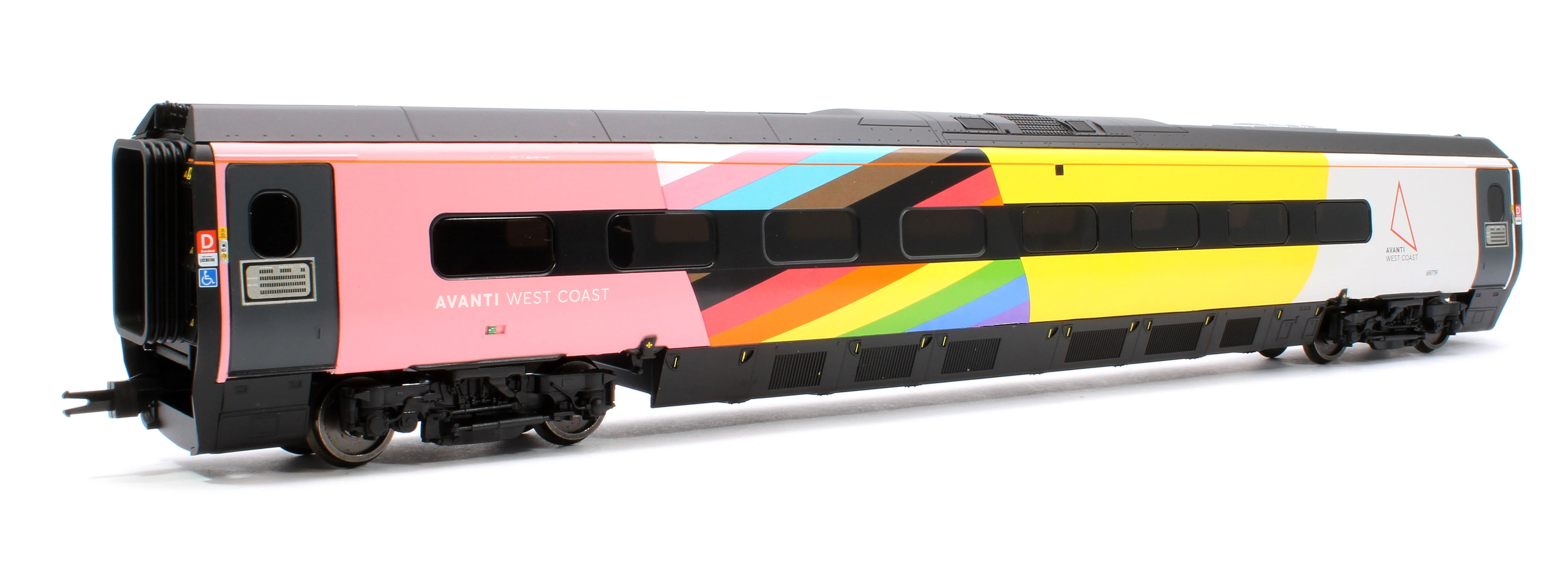 R40199 Pendolino Motor Standard (MS) Avanti West Coast Pride Livery 69719 - Image 3