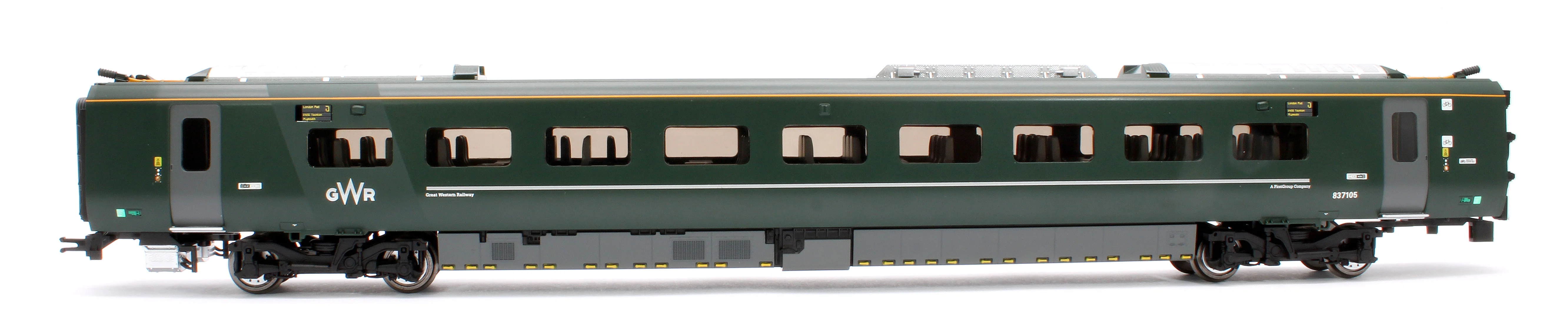R40351 Class 802/1 GWR Coach 4 Pack 837101, 836101, 834101 & 833101 - Image 12