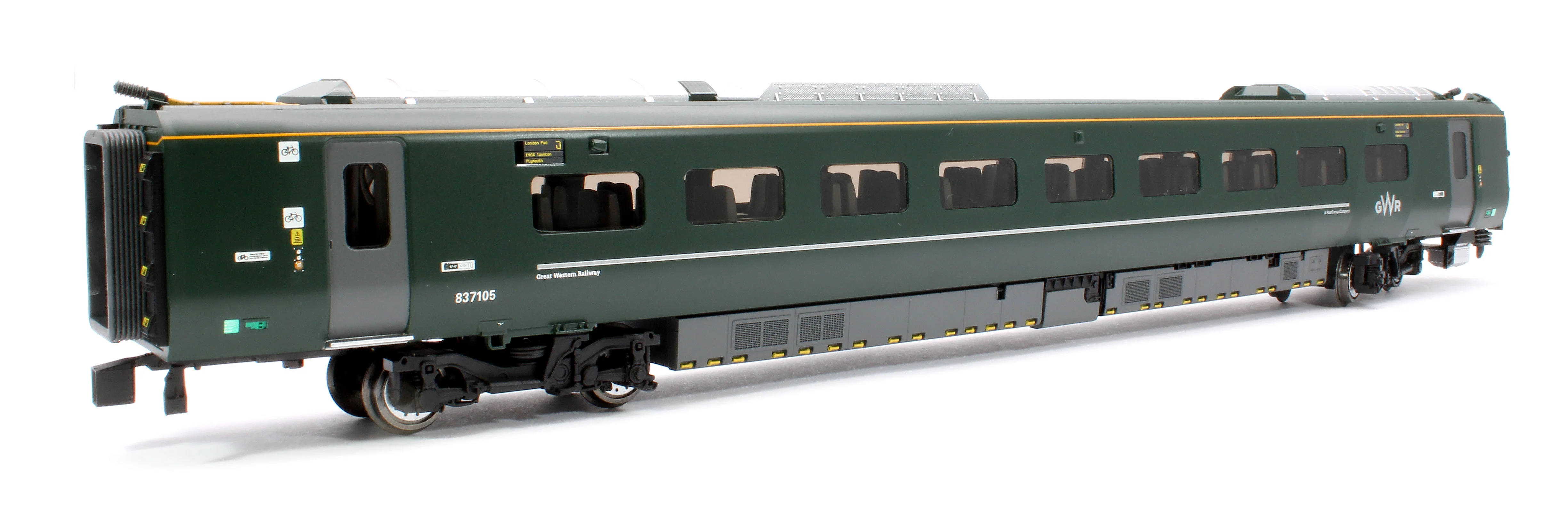 R40351 Class 802/1 GWR Coach 4 Pack 837101, 836101, 834101 & 833101 - Image 13