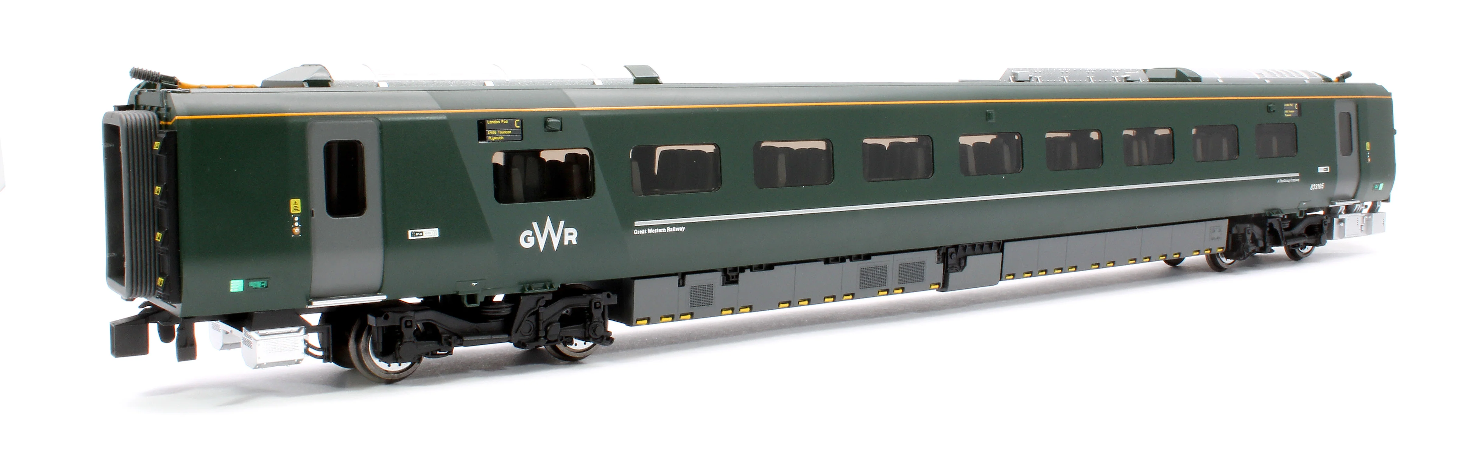 R40351 Class 802/1 GWR Coach 4 Pack 837101, 836101, 834101 & 833101 - Image 2