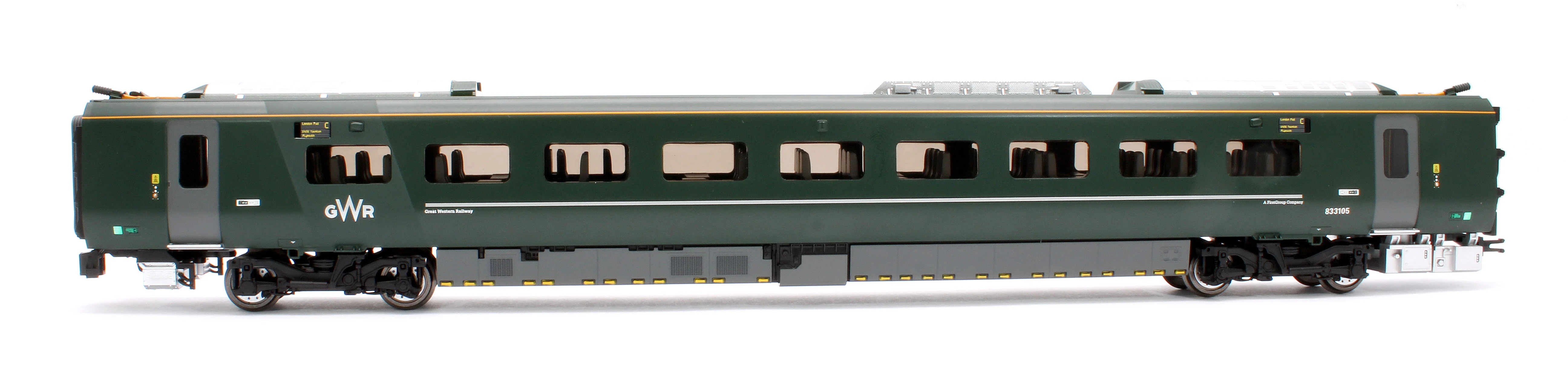 R40351 Class 802/1 GWR Coach 4 Pack 837101, 836101, 834101 & 833101 - Image 3