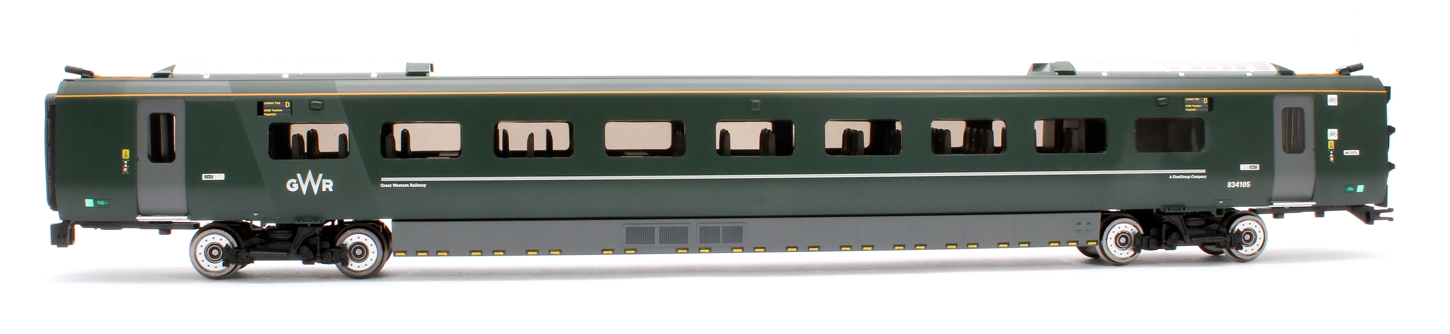 R40351 Class 802/1 GWR Coach 4 Pack 837101, 836101, 834101 & 833101 - Image 6