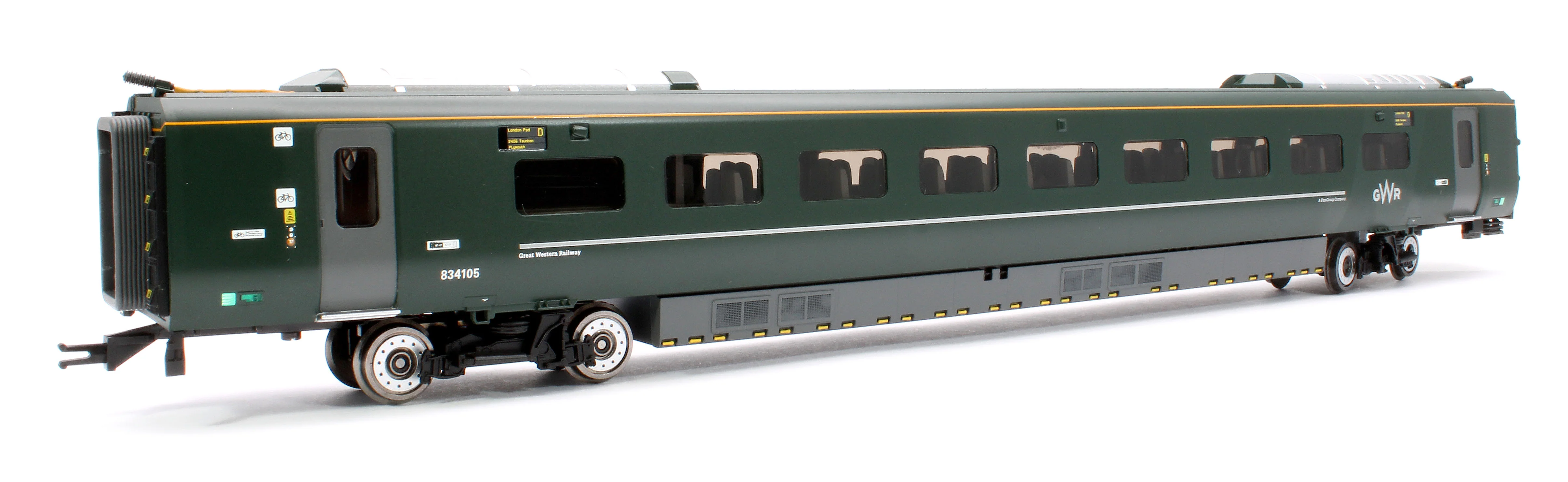 R40351 Class 802/1 GWR Coach 4 Pack 837101, 836101, 834101 & 833101 - Image 7