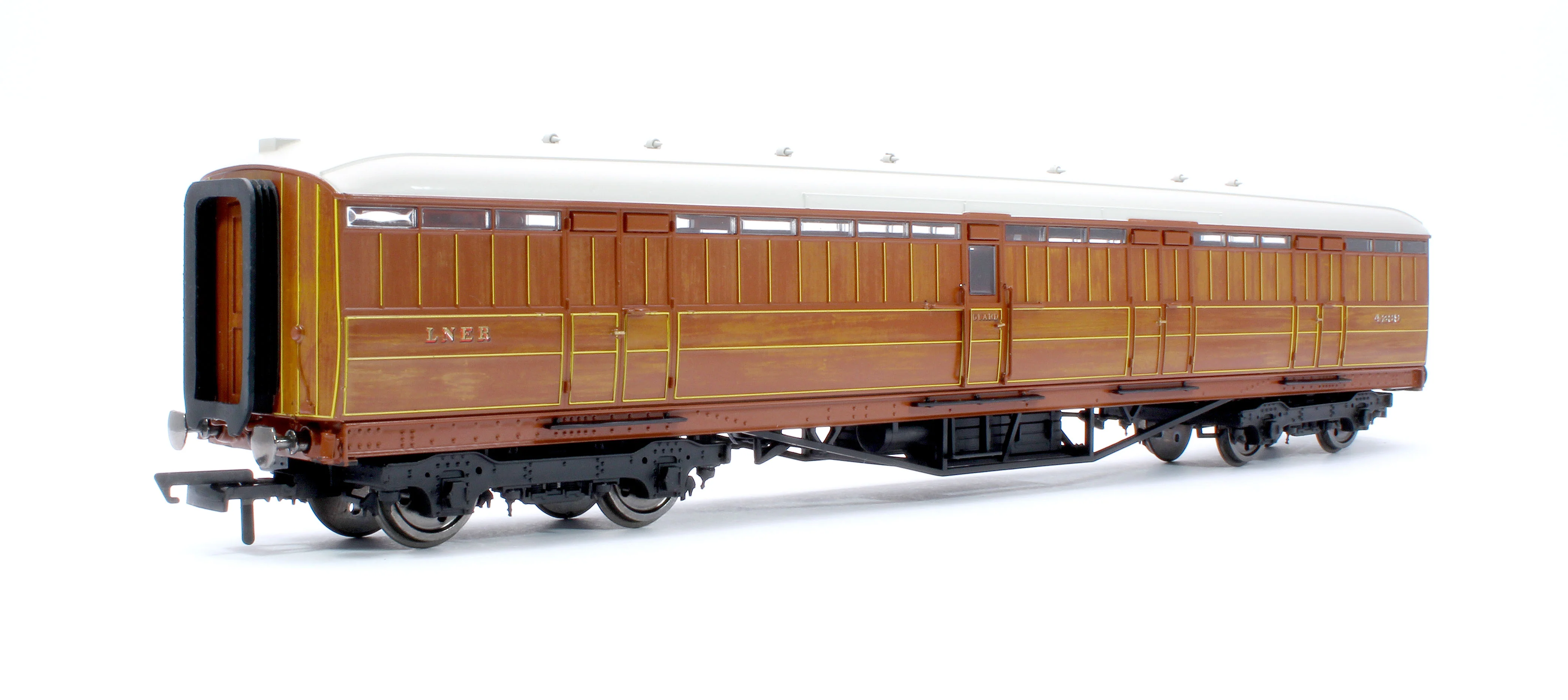 R40456 LNER Gresley Corridor Teak Coaches Passenger Brake No.4239