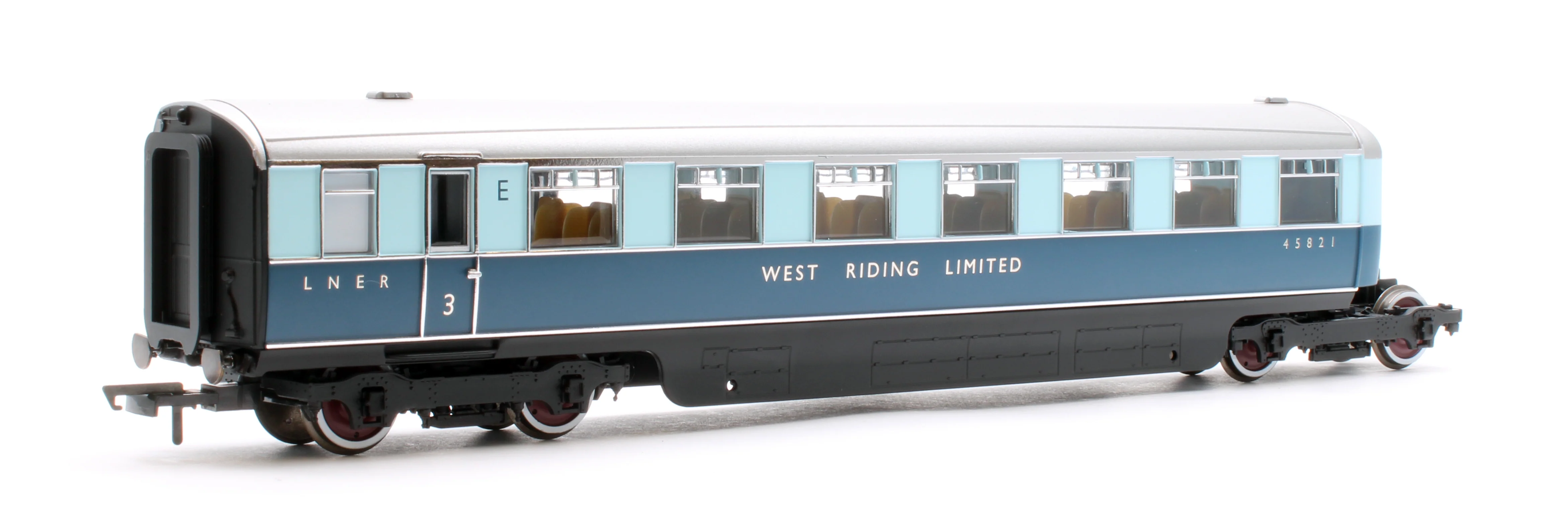 R40479 LNER West Riding Limited Open Third & Kitchen Third Articulated Coach Pack - Image 7