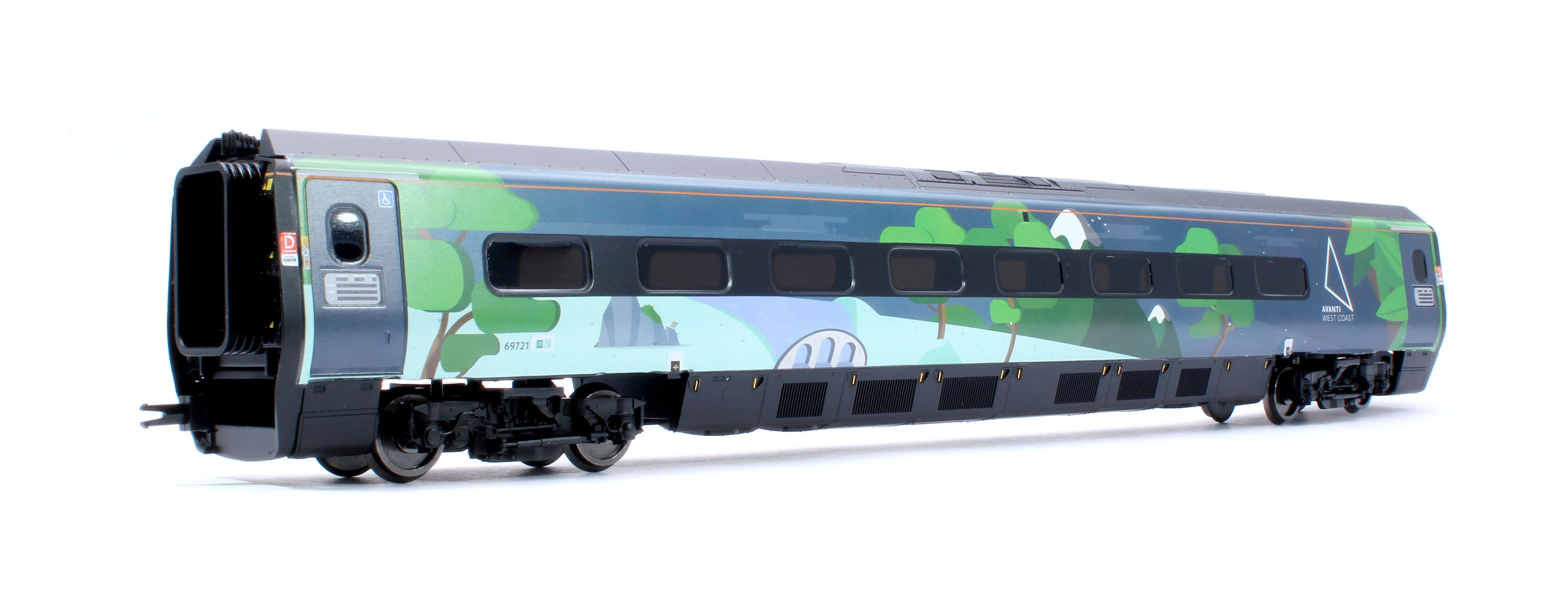 R40482 Avanti West Coast Class 390 Climate Change Livery Coach Pack 2 68921 + 68821 - Image 6