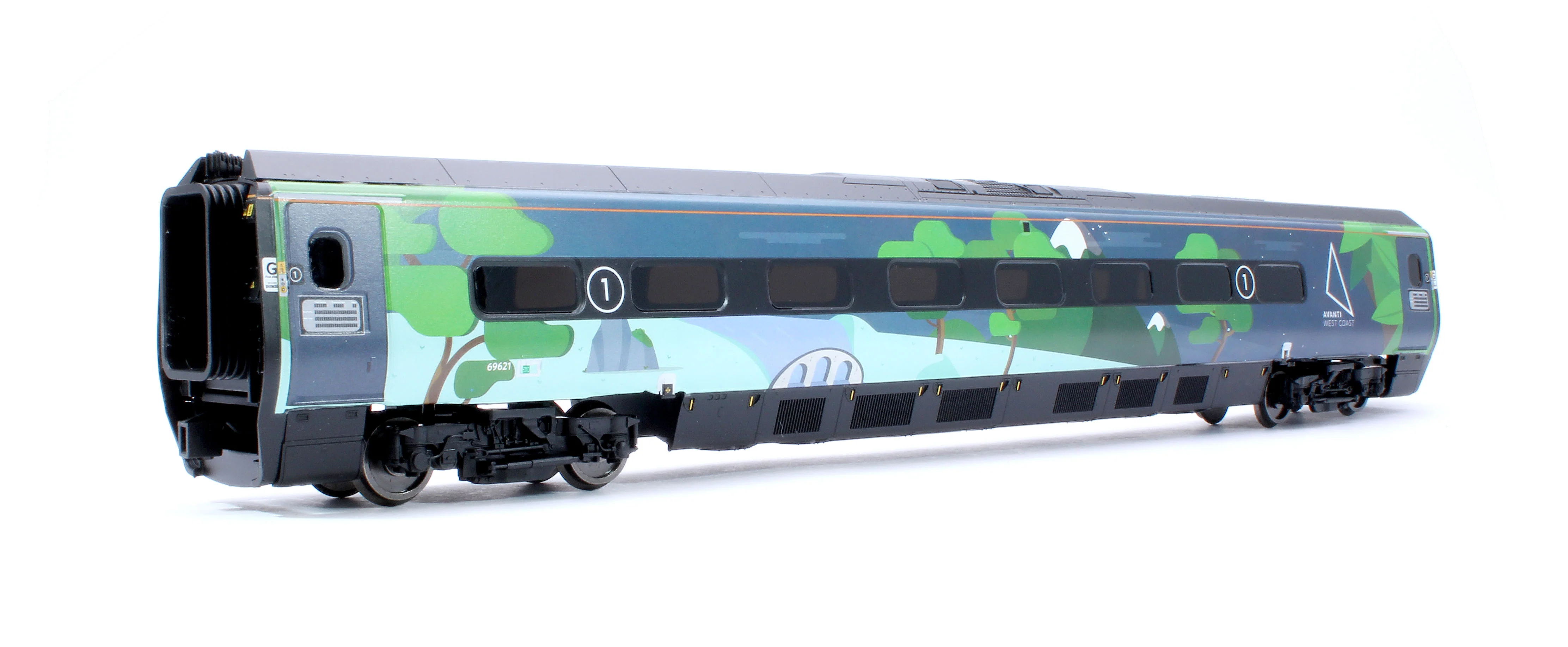 R40483 Avanti West Coast Class 390 Climate Change Livery Coach Pack 3 69721 + 69821 + 69921 - Image 10