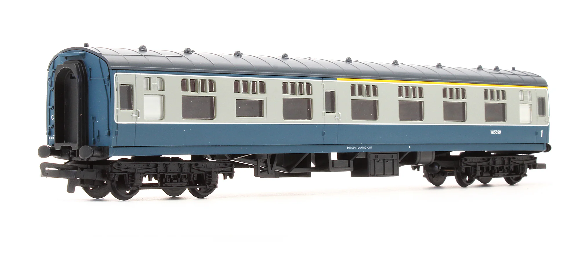 Pre-Owned R4110 BR Blue Grey MK1 Composite Coach W15599'