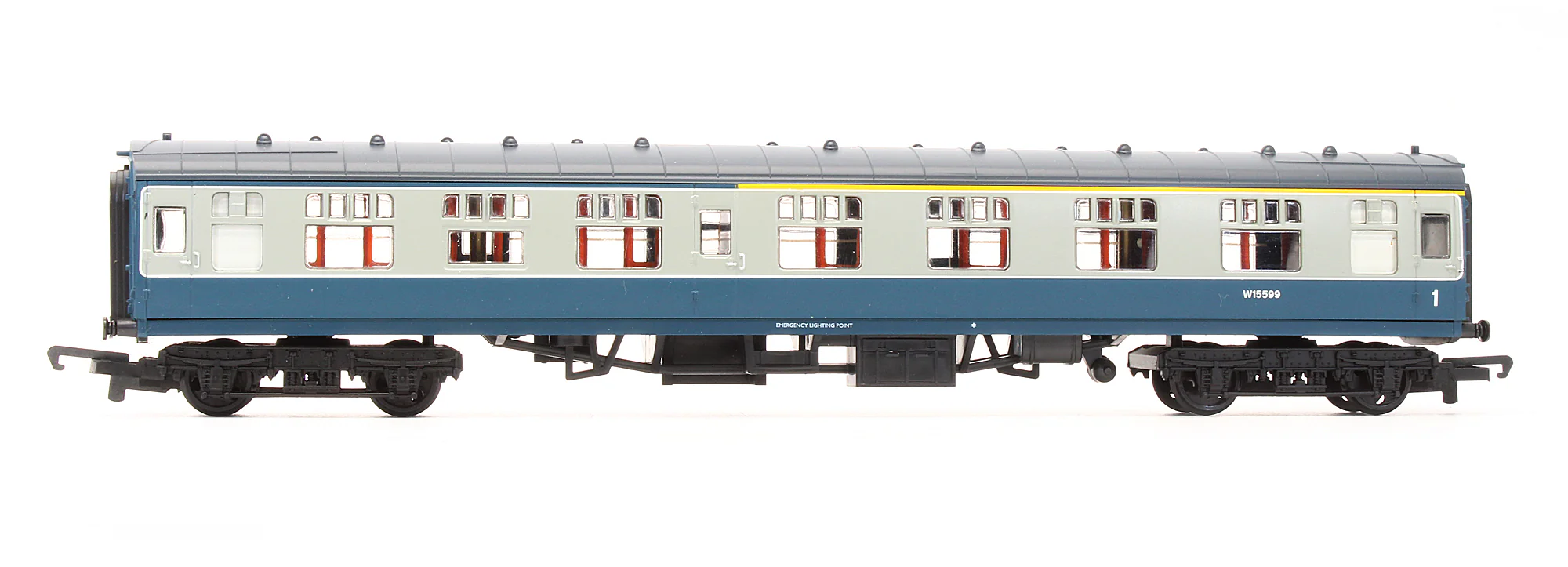 Pre-Owned R4110 BR Blue Grey MK1 Composite Coach W15599' - Image 3