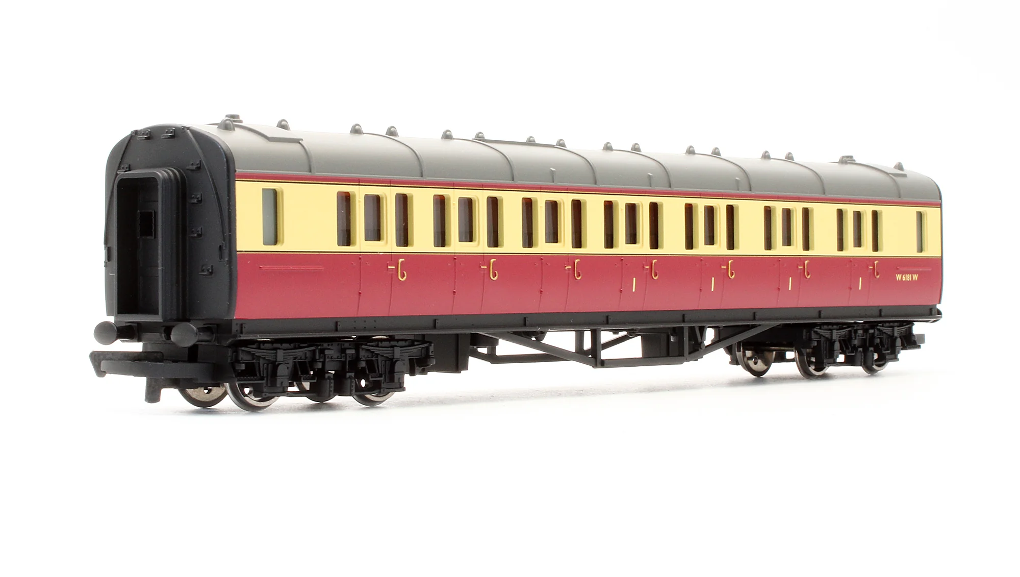 Pre-Owned BR (Ex-GWR) Crimson & Cream Composite Coach 'W 6181 W'