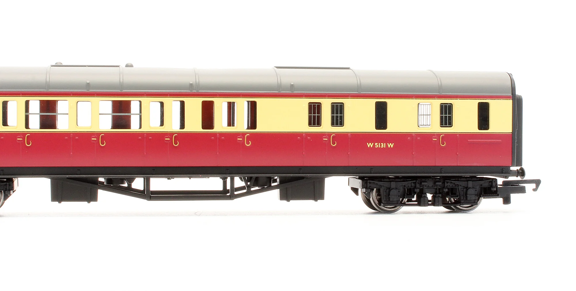 Pre-Owned BR (Ex-GWR) Crimson & Cream Brake Coach 'W 5131 W' - Image 3