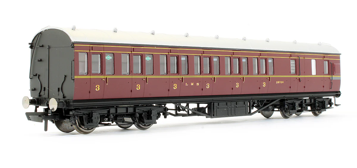 R4677 LMS Non Corridor 3rd Class Brake Coach '20724'