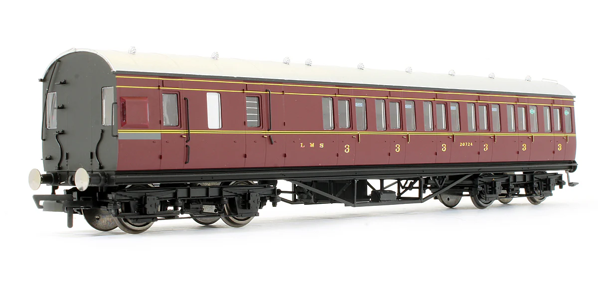R4677 LMS Non Corridor 3rd Class Brake Coach '20724' - Image 2