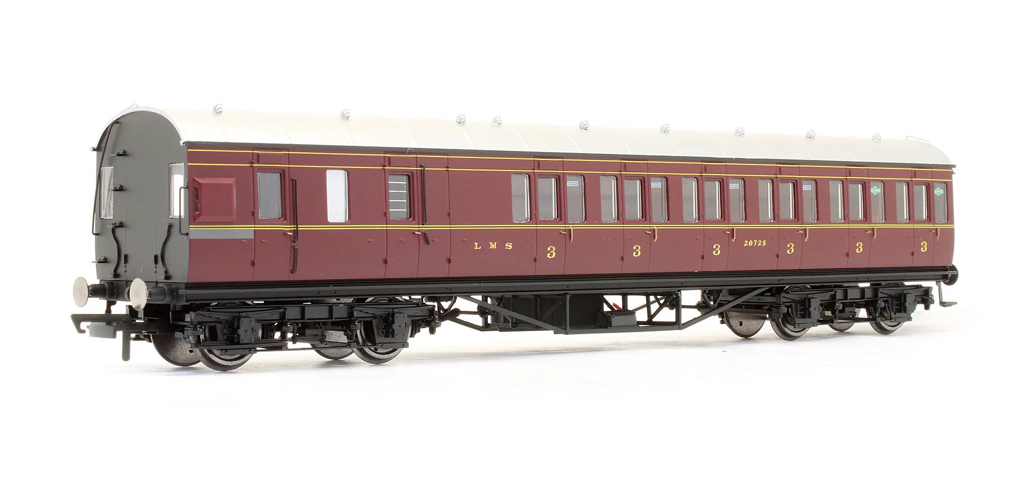 R4677A LMS Non Corridor 3rd Class Brake Coach '20725' - Image 2