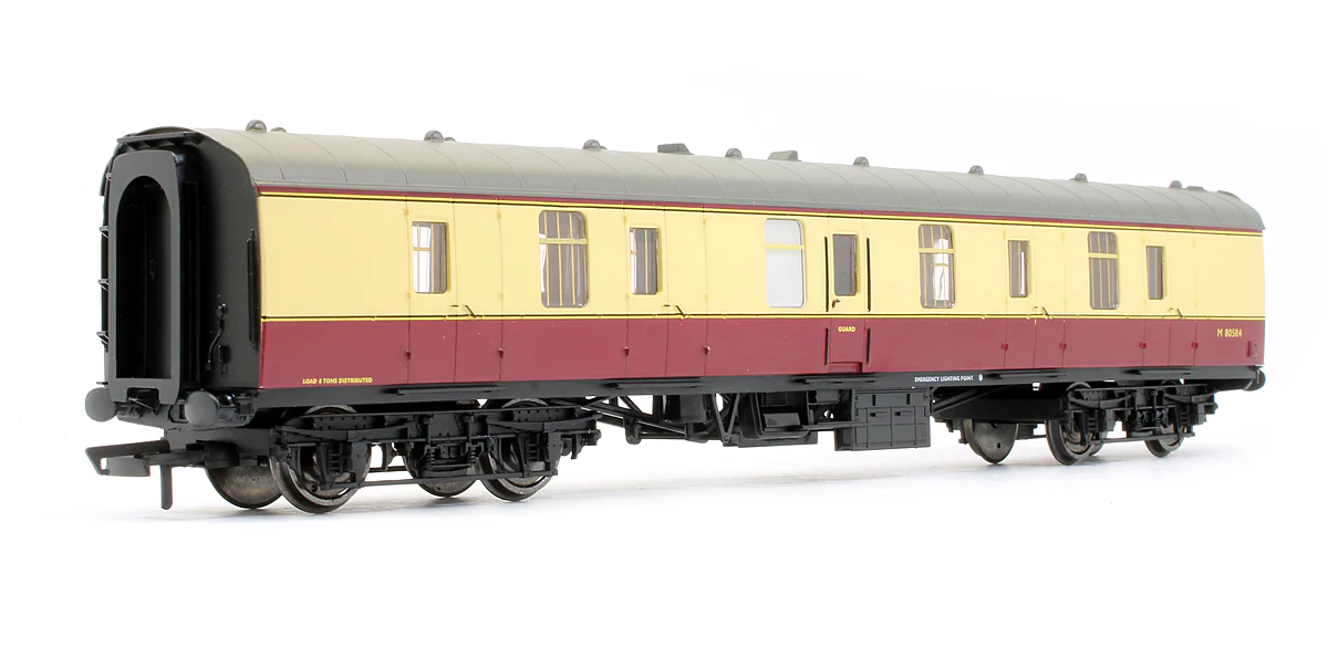 R4845 BR Crimson & Cream Mk1 Parcels Brake Coach 'M 80584' - Image 2