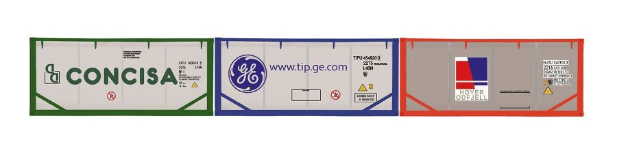 R60130 Concisa Hoyer & TIP Container Pack 3 x 20' Tanktainers