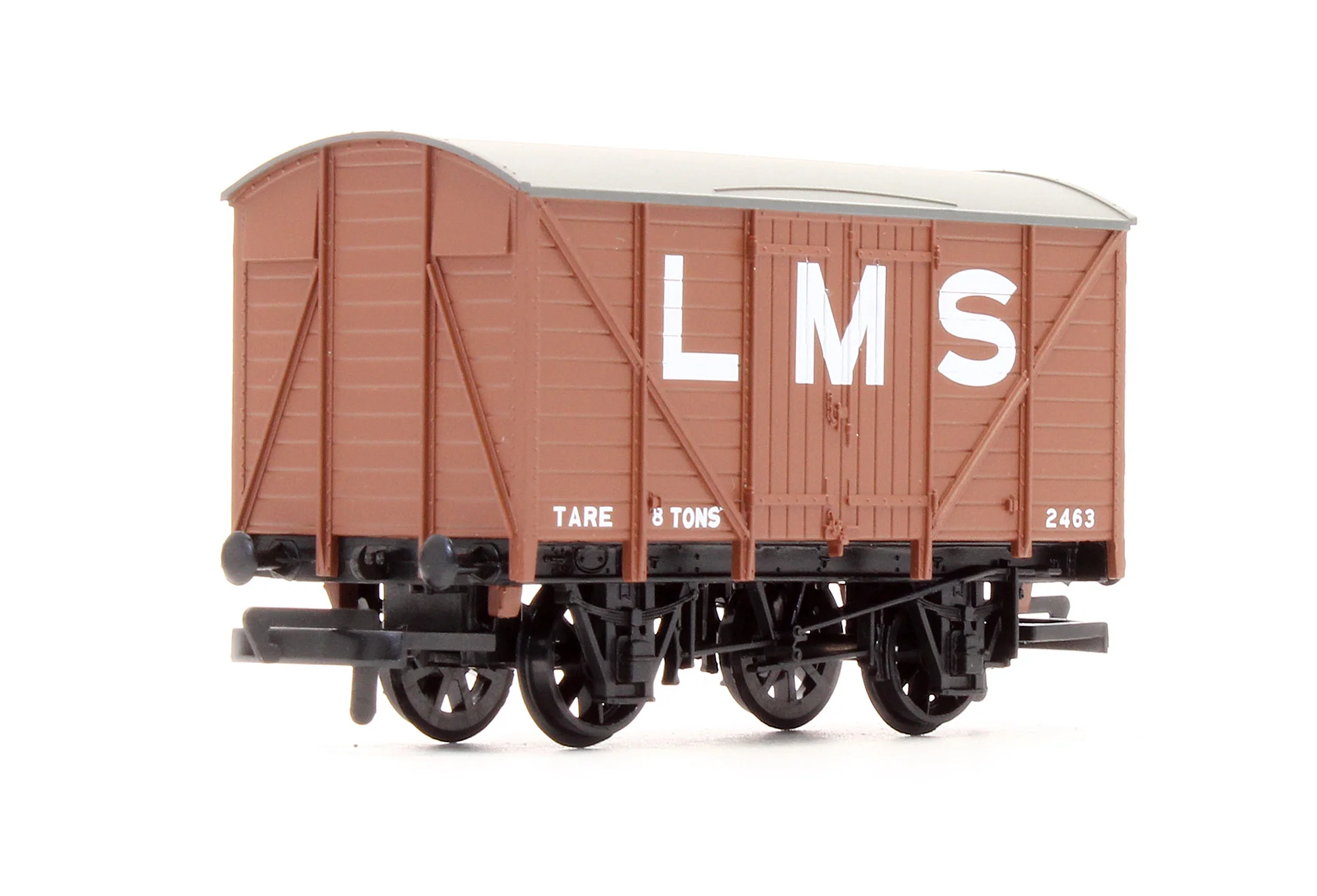 Pre-Owned R6836 RailRoad Set Of 3 LMS Box Vans - Image 3