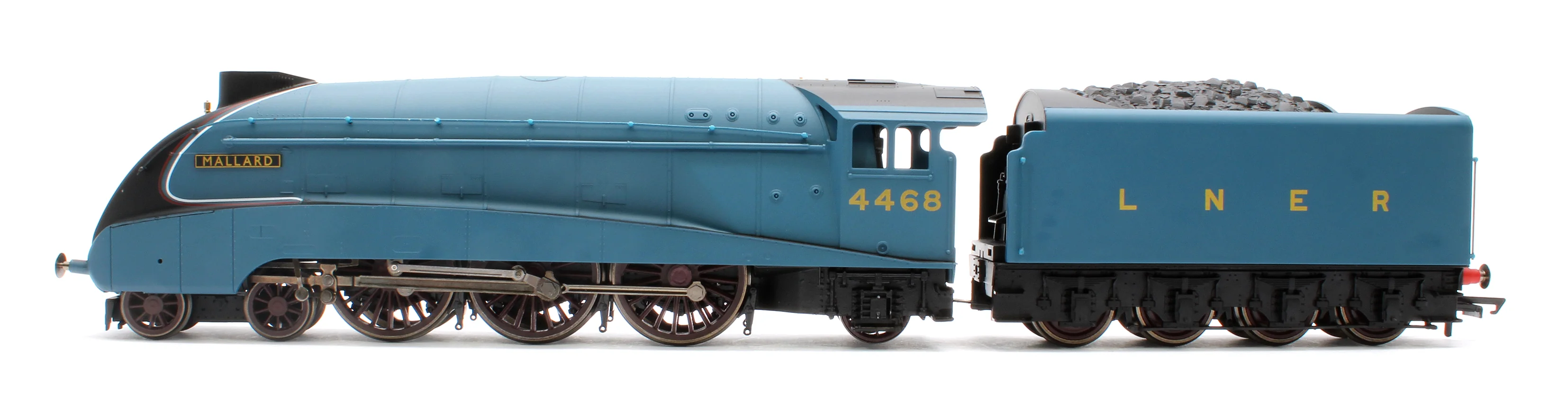 R3371 RailRoad A4 Class 4-6-2 4468 ‘Mallard’ LNER Garter Blue Steam Locomotive - Image 5