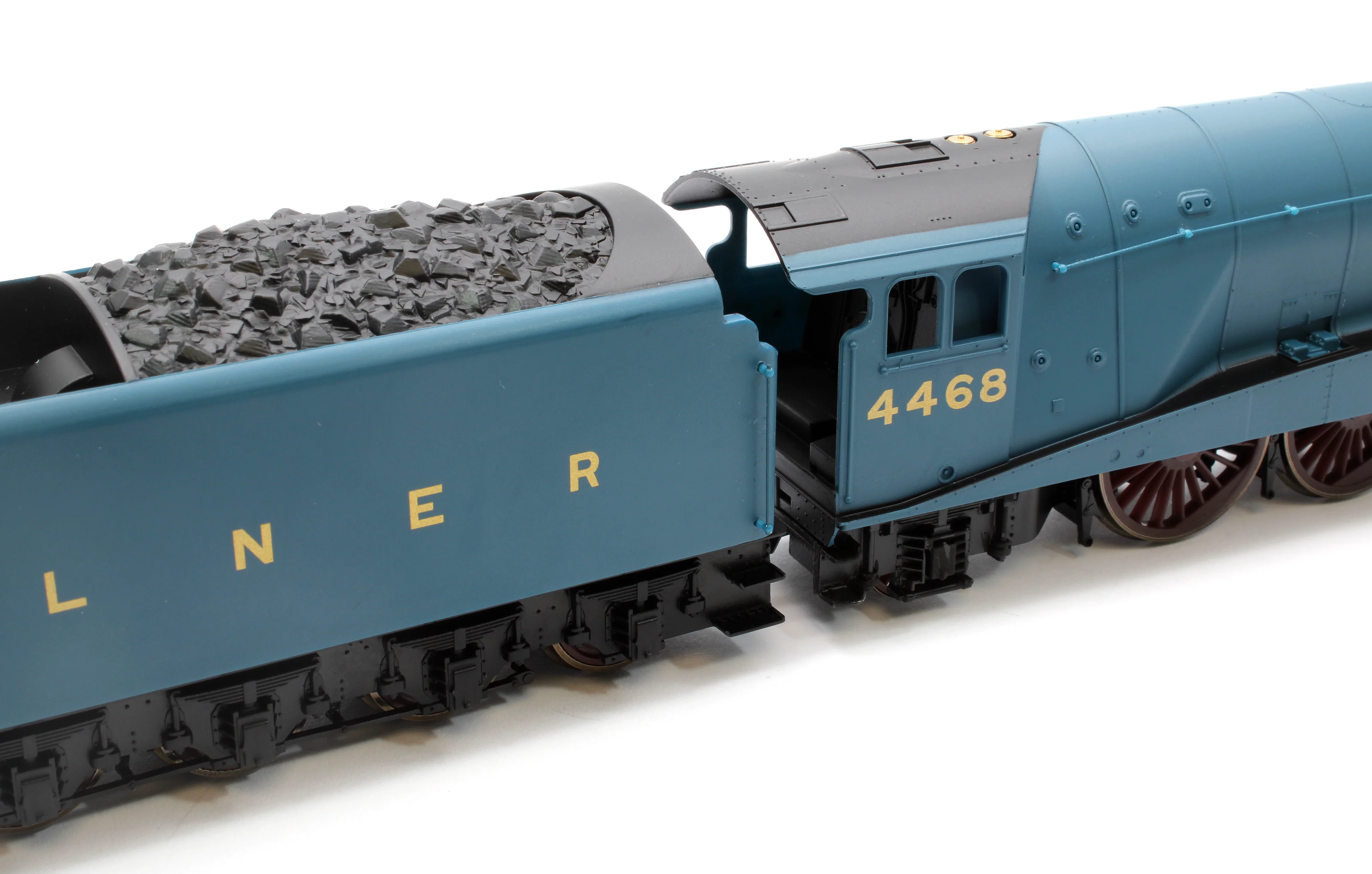 R3371 RailRoad A4 Class 4-6-2 4468 ‘Mallard’ LNER Garter Blue Steam Locomotive - Image 8