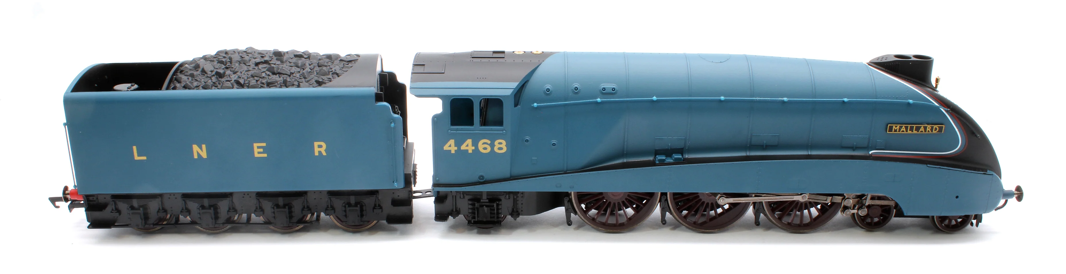 R3371 RailRoad A4 Class 4-6-2 4468 ‘Mallard’ LNER Garter Blue Steam Locomotive - Image 9