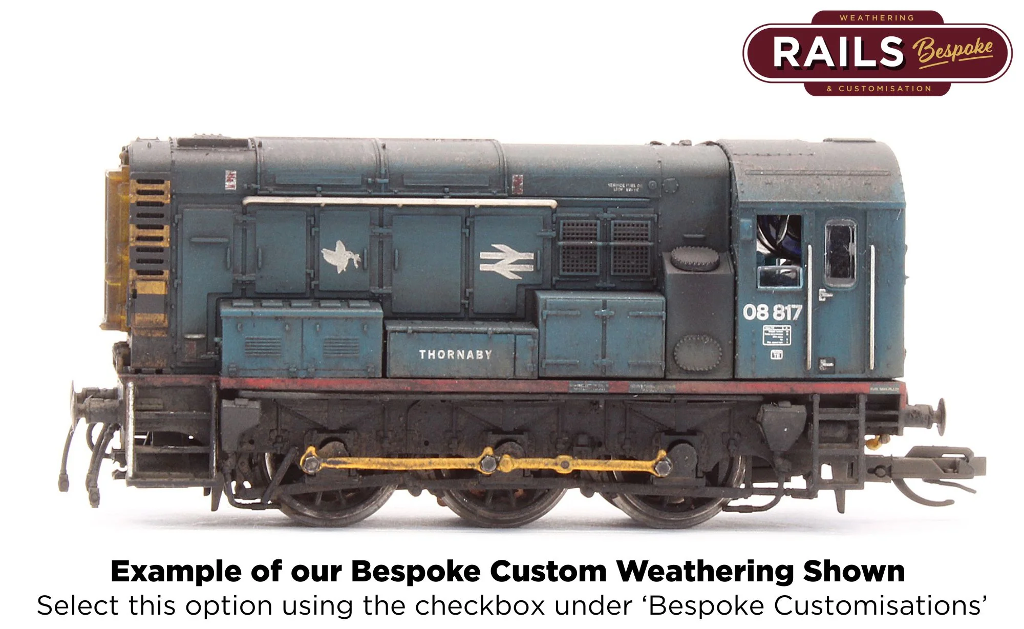 TT3033M BR Class 08 0-6-0 08817 Diesel Locomotive - Image 11
