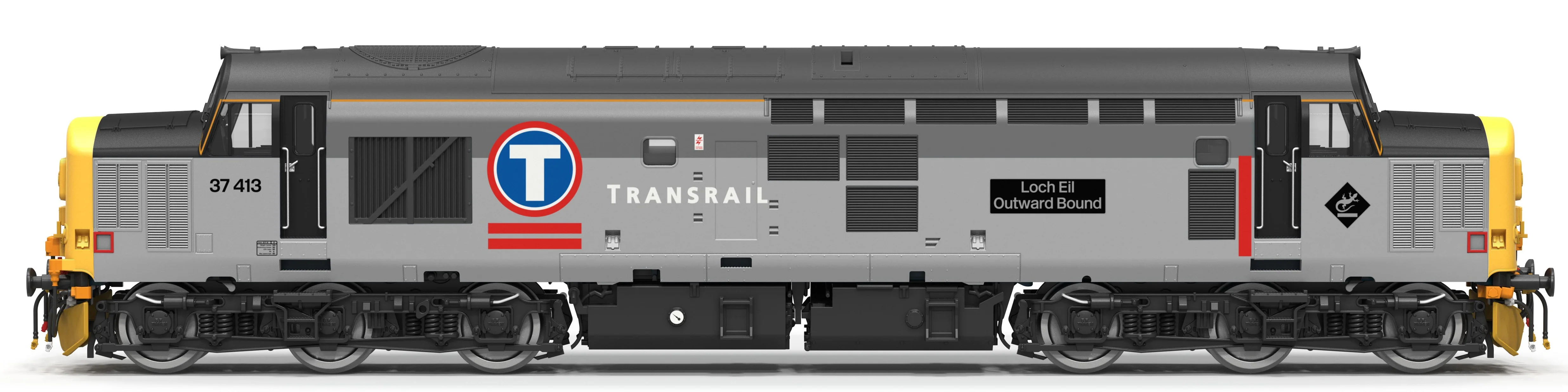 TT3044M Class 37/4 TransRail '37413' 'Loch Eil Outward Bound' Diesel Locomotive