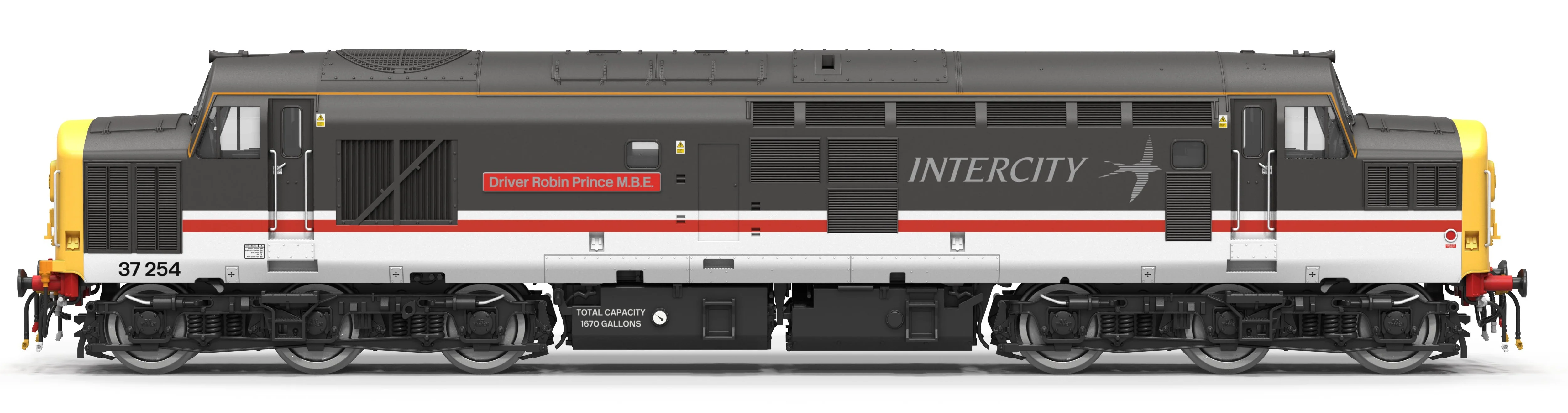TT3045M Class 37/0 Intercity '37254' 'Driver Robin Prince M.B.E.' Diesel Locomotive