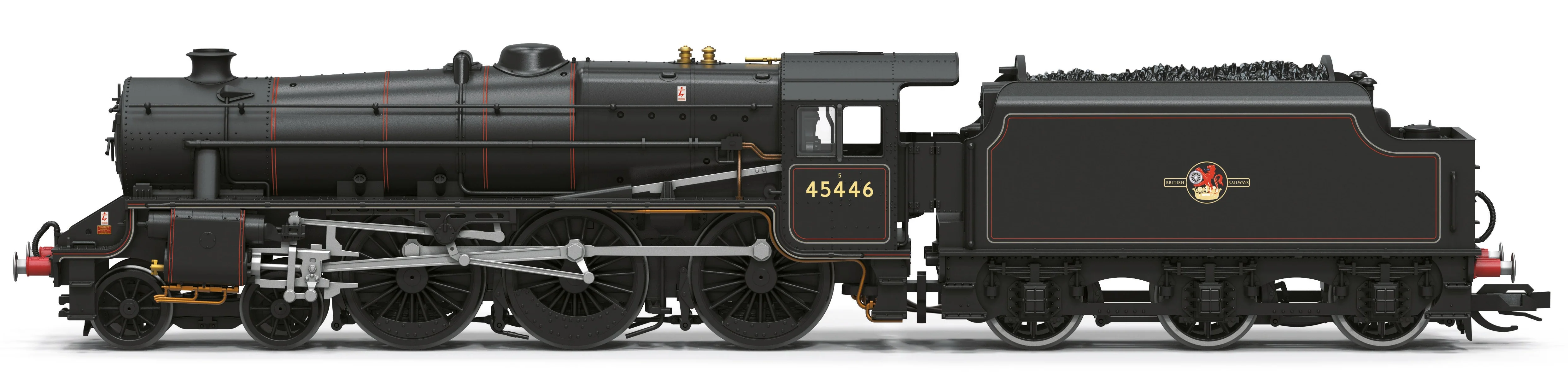 TT3070M Class 5MT 'Black Five' 4-6-0 BR Black Late Crest '45446' Steam Locomotive