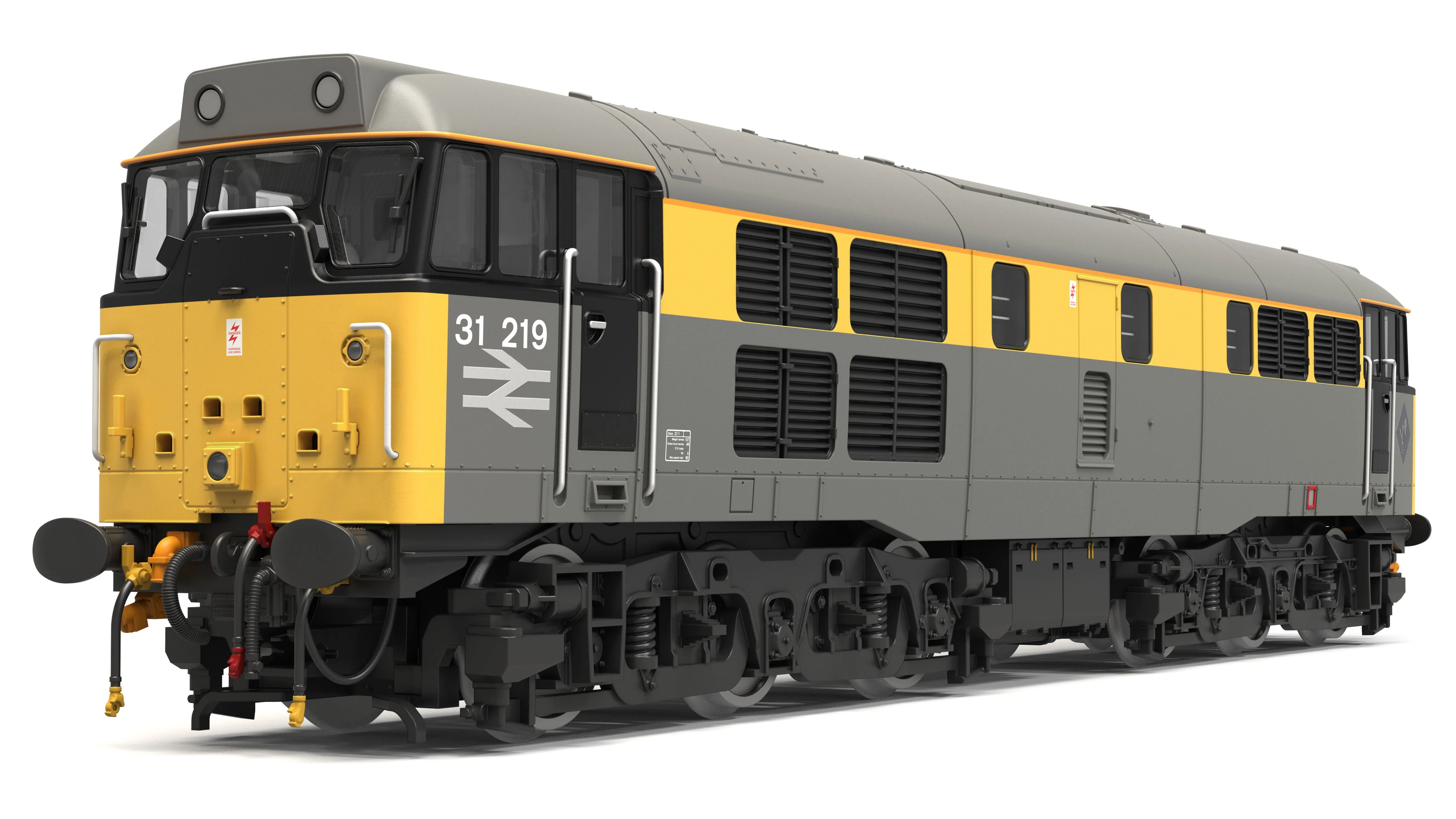 TT3074M Class 31/1 Civil Engineers '31219' Diesel Locomotive - Image 2