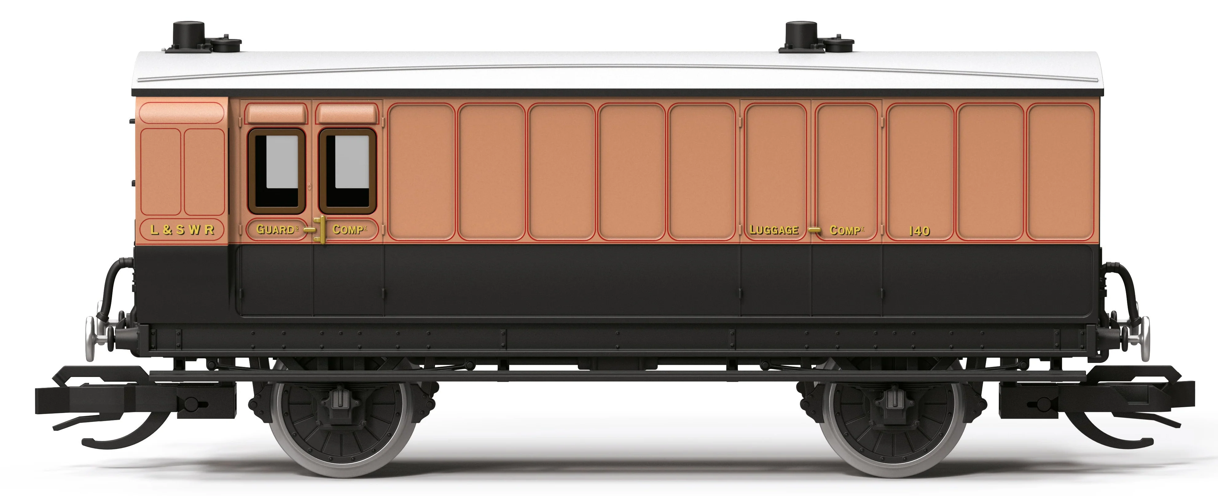 TT4081 4 Wheel Passenger Full Brake Coach LSWR 140