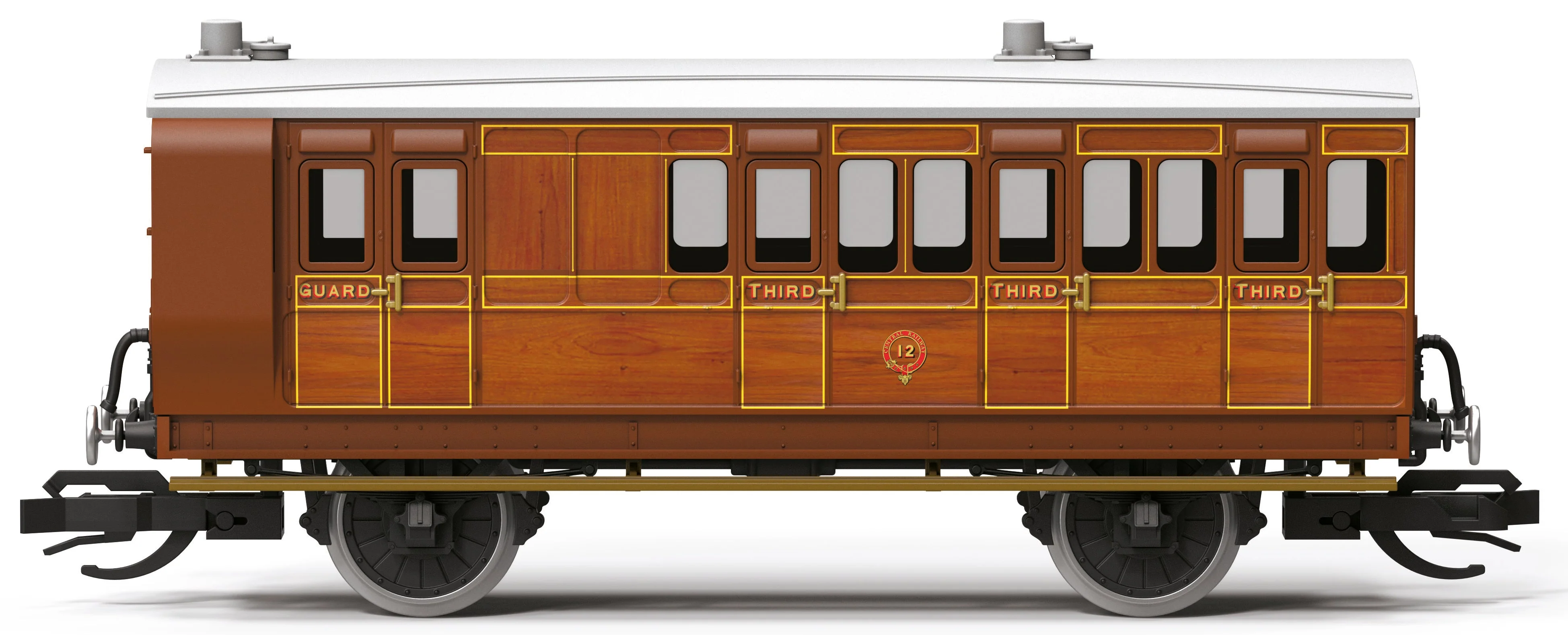 TT4084 4 Wheel 3rd Class Brake Coach Isle of Wight Central Railway 12