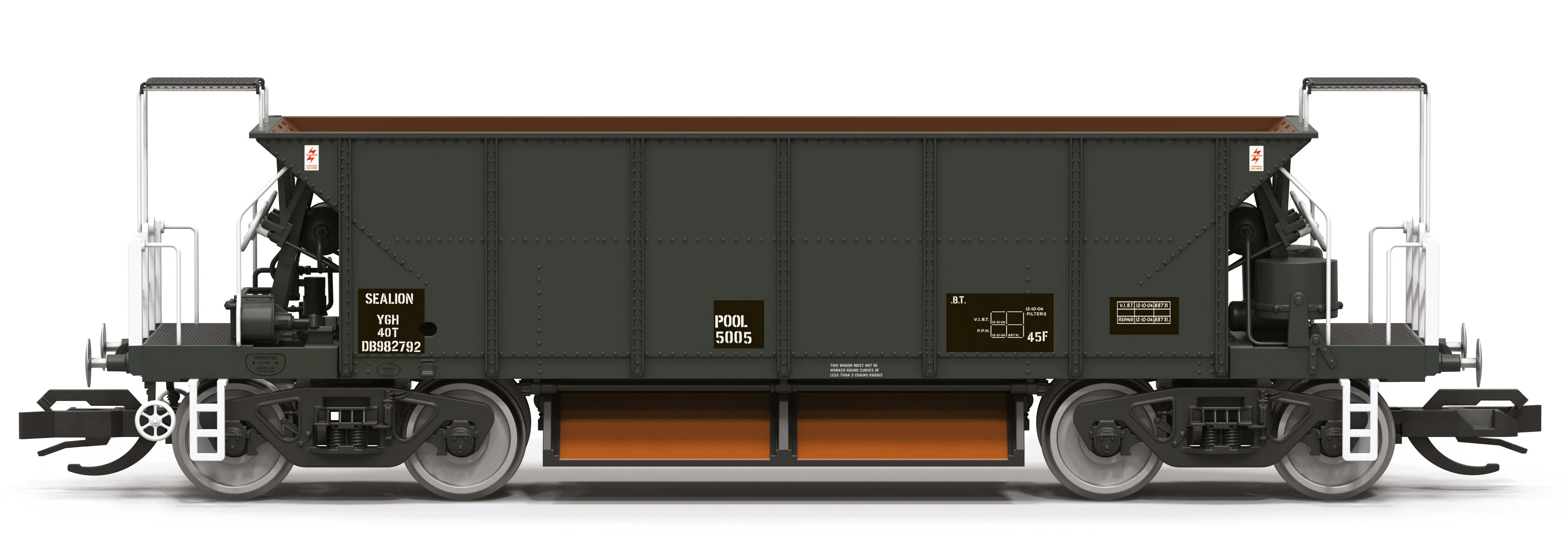 TT6065 YGH 'Sealion' Ballast Hopper Departmental Olive Green 982792