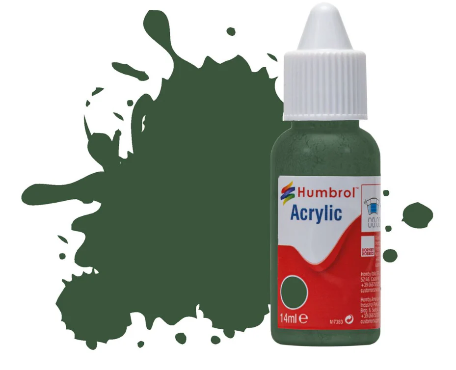 DB0078 Acrylic Dropper Bottle - No 78 Cockpit Green - Matt - 14ml