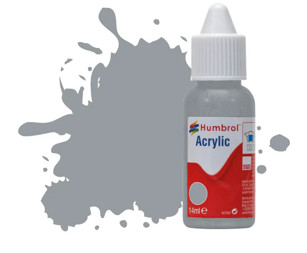 DB0140 No 140 Gull Grey Matt Acrylic Paint (14ml)