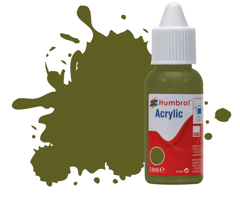 DB0150 Acrylic Dropper Bottle - No 150 Forest Green - Matt - 14ml