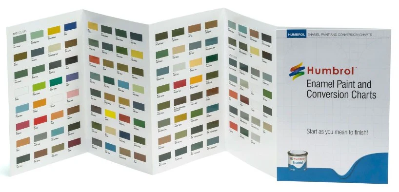 P1158 Humbrol Enamel Colour Chart