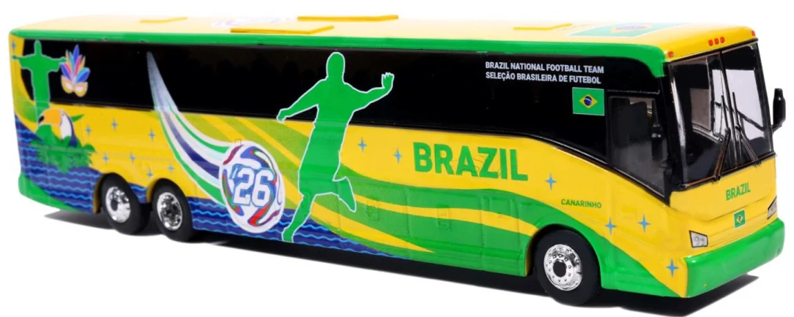 ICO870716 Van Hool CX-45 Coach Brazil National Soccer Team