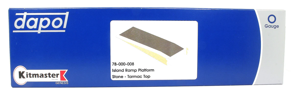 7B-000-008 Kitmaster Genesis - Island Ramp Stone Facing Tarmac Top
