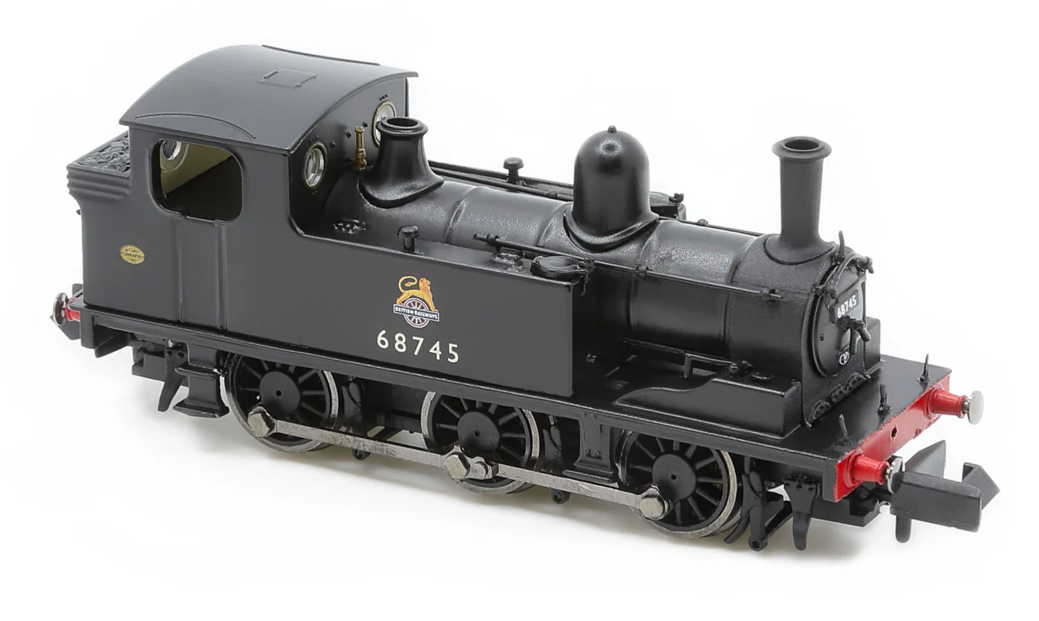 2S-022-005D J72 0-6-0 68745 BR Black Early Crest Steam Tank Locomotive - DCC Fitted - Image 2