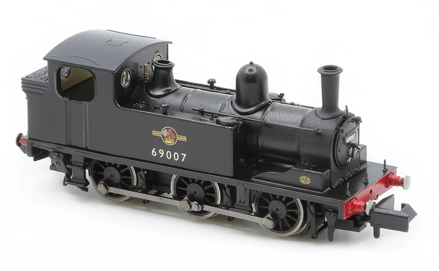 2S-022-006D J72 0-6-0 69007 BR Black Late Crest Steam Tank Locomotive - DCC Fitted