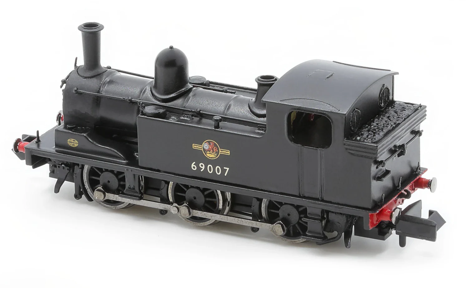 2S-022-006D J72 0-6-0 69007 BR Black Late Crest Steam Tank Locomotive - DCC Fitted - Image 2